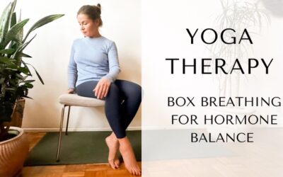 Yoga Therapy: Box Breathing for Hormone Balance